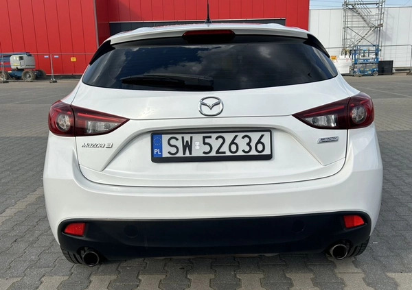 Mazda 3 cena 46000 przebieg: 151000, rok produkcji 2015 z Gliwice małe 79